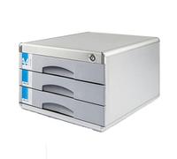 Scatola con cassetto in metallo chiudibile a chiave, Governo di archiviazione in alluminio, organizzatore durevole per ufficio per una gestione efficiente dei file