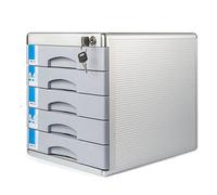 Scatola con cassetto in metallo chiudibile a chiave, Governo di archiviazione in alluminio, organizzatore durevole per ufficio per una gestione efficiente dei file