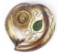 Scatola con Coperchio Ceramica - Bomboniera & Porta Tealight - Cuore -schale M.