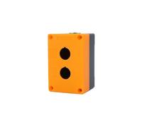 Scatola con interruttori a pulsante 1 scatola di plastica for controllo stazione 2 fori 22 mm interruttore pulsante scatola di protezione interruttore(Yellow)