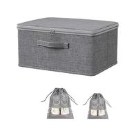 Scatola con Lucchetto 40*30*21cm Scatole Portaoggetti con Coperchio Scatola Richiudibile per Medicinali Medicinali Medica con Lucchetto a Combinazione per Riporre Vestiti e Oggetti(Senza Serratura)