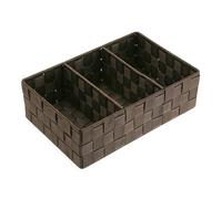 Scatola con scomparti Versa Marrone scuro 21 x 10 x 32 cm