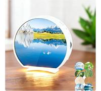 Scatola con sensore di movimento a forma di cigolio, scatola con luce notturna, timer, 8 canzoni, 9 modelli fai da te, sensore radar sensibile, scatola con rumore bianco, per WC, spa, relax