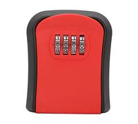 Scatola con Serratura a Combinazione, Scatola Porta Chiavi a Parete per la Casa (Rosso)