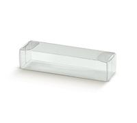 Scatola confetti bomboniera in PET trasparente 9 x 3 x 2 cm - Box 50 pz art 115506S