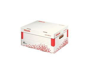 Scatola container Speedbox - Small - 25,2 x 35,5cm - dorso 19,3 cm - bianco e ro