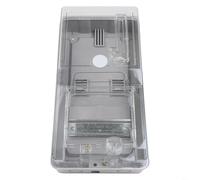 Scatola contatore elettrico monofase a 6 vie, trasparente, in plastica PC, IP20, impermeabile, ignifugo, per casa, appartamento, scuola (B)