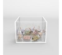 Scatola contenitore cm 25x20 in plexiglass trasparente varie altezze
