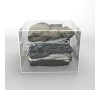 Scatola contenitore cm 25x20 in plexiglass trasparente varie altezze