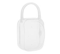 Scatola contenitore per capezzoli per bambini Ciuccio in plastica per custodie per succhietti organizer portaoggetti portatile trasparente per ciuccio esterno clip per realizzare