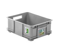 Scatola Contenitore Scatola Impilabile PAFEN Grigio 20L Eco Eurobox Scatola I...
