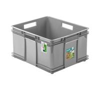 Scatola contenitore scatola impilabile PAFEN grigio 54 l Eco Eurobox scatola ...