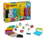 SCATOLA CREATIVA CLASSIC BUILD AND PLAY MATTONCINI COLORATI PER COSTRUIRE CASA