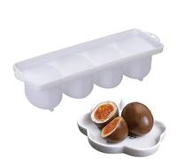 Scatola creativa per uova marinate, 24,4 x 7,4 x 6 cm, contenitore di conservazione per uova con tè e uova marinate, supporto per scomparti in PP