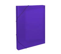 Scatola d’archivio in plastica con elastico A4, viola