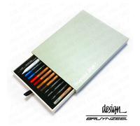 Scatola Da 12 Matite Da Disegno E Sfocatore Bruynzeel Design Specialties