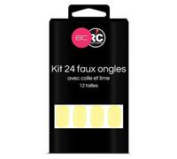 Scatola da 24 punte per unghie finte Elfin Yellow Beauty Coiffure