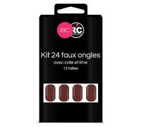 Scatola da 24 punte per unghie finte Tawny Port Beauty Coiffure