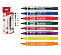 SCATOLA DA 8 PENNARELLO INDELEBILE PENTEL PEN N50 PUNTA TONDA MARKER
