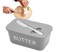 Scatola da burro per bancone da cucina | coperchio per burro - scatola ermetica per formaggio con coltello per cucina campeggio ristorante fattoria sala da pranzo frigorifero