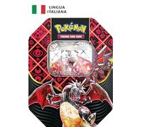 Scatola da collezione (Charizard-ex cromatico) dell’espansione Scarlatto e Violetto - Destino di Paldea del GCC Pokémon (1 carta promozionale olografica e 4 buste di espansione), edizione in italiano