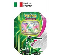 Scatola da collezione Scontro Paradossale del GCC Pokémon - Fogliaferrea-ex (una carta promozionale olografica e quattro buste di espansione del GCC Pokémon), edizione in italiano