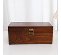 Scatola da cucire in legno con coperchio con compartimenti organizzatore di