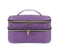 Scatola da cucito a doppio strato - Borsa da trasporto per kit da cucito | Organizzatore per borse da cucito impermeabile | Organizzatore di forniture per cucire | Scatola di immagazzinaggio