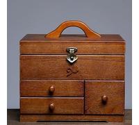 Scatola da cucito con 3 cassetti, design multifunzionale per strumenti e tessuti, assistente di cucito fai da te per casa, abbigliamento e biancheria da letto