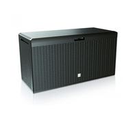 Prosperplast Boxe Rato Plus Gartenbox Aufbewarung Aufbewahrungsbox Rattan 290L Tarrase (Anthrazit)