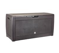 Prosperplast Wicker Style Garden Chest 310l 119x48x60 Cm Marrone