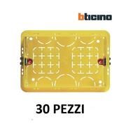 SCATOLA DA INCASSO IN RESINA PER 3 MODULI SERIE CIVILI BTICINO 503E 30 PEZZI