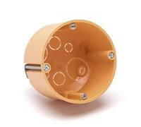 Scatola da incasso per interruttori a polo singolo, ideale in impianti elettrici moderni. Offre funzionalità ed estetica, garantendo una finitura elegante in qualsiasi spazio.