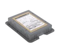Scatola da incasso Urmet per torretta 8-10 moduli grigio - 12000/G201