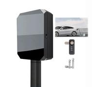 Scatola da Pavimento per Colonnina Ricarica Auto Elettrica, Contenitore per Caricabatterie per Veicoli Elettrici da Esterno, Scatola con Serratura, Copertura Universale(50x25x140CM/20x10x55IN)