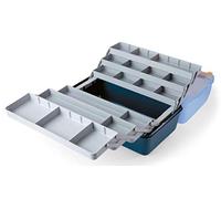 Lineaeffe Valigia Borsa Valigetta Pesca 6 Vassoi 6 Ripiani Porta Attrezzatura per Carpfishing e Altre Tecniche da Pesca