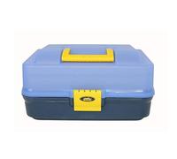 Scatola da pesca a 3 ripiani, blu cielo, 33 x 18 x 18 cm