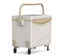 Scatola da pesca da 19 litri con sedile, gambe di sollevamento a 9 livelli, torretta con ingranaggi, contenitore portatile for attrezzatura da pesca su tutti i terreni, vassoio for esche