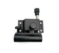 Scatola da pesca nera in lega di alluminio e magnesio con protezione per pesci