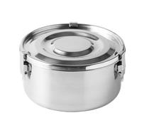 Scatola da picnic in acciaio inox, sigillata e a tenuta stagna, adatta per esterni e cucina. Questi contenitori non garantiscono perdite. Questi contenitori sono per picnic (10 cm)