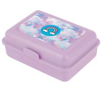 Scatola da pranzo in plastica viola con motivo cielo
