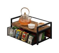 Scatola Da Tè - Espositore Rustico Per Bustine Di Tè - Organizzatore Per Cassetti Da Teè | Per Casa, Dormitorio, Soggiorno, Sala Di Meditazione, Appartamento, Bar, Donne, Uomini, Adolescenti, Adulti