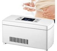 Scatola da viaggio for dispositivo di raffreddamento for insulina, capacità 190x60x30 mm, frigorifero portatile for medicina diabetica, controllo preciso della temperatura 0-18 ℃ con caricabatterie, b