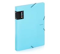 Scatola d'archivio PASTELINI blu A4 con elastico