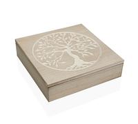 Scatola Decorativa Versa Legno Albero