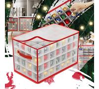 Scatola Decorazioni Natalizie Organizer Addobbi Natalizi Capacità 112 Palline
