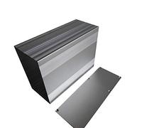 Scatola degli strumenti in alluminio, custodia elettronica in alluminio per scheda PCB fai da te, 85x145x250mm