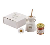 Scatola degustazione con PORTAMIELE e miele da 50 gr BOMBONIERA 1G17