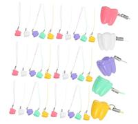 Scatola dei Dentini da Latte 50 Pezzi in Plastica per Ragazzo Ragazza | Forma a Dente, Scomparto Dedicato, per Denti da Latte e Denti Allentati, Regalo per Maestri