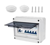 Scatola dei fusibili a parete, antipolvere, IP65: interruttore di alimentazione WIYETY 63A, scatola dei fusibili da parete, IP65, interruttore dell'aria 2 x 6 A+10 A+20 A+32 A, distributore piccolo